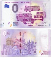 купить 0 евро (euro) "Винтажный транспорт - автобусы Мальты" 2019 1-серия ( FE AF-1 )