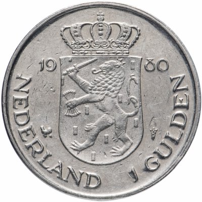 купить Нидерланды 1 гульден (gulden) 1980 "Коронация королевы Беатрикс"