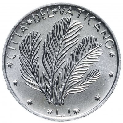 купить Ватикан 1 лира (lira) 1977