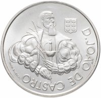 купить Португалия 1000 эскудо (escudos) 2000 "500 лет со дня рождения Жуана де Каштру"