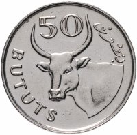 купить Гамбия 50 бутутов (bututs) 1971