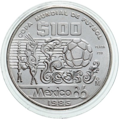 купить Мексика 100 песо (pesos) 1985 "Чемпионат мира по футболу 1986"