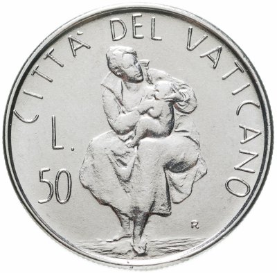 купить Ватикан 50 лир (lire) 1982