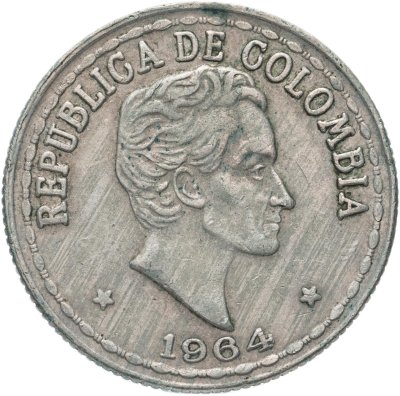 купить Колумбия 20 сентаво (centavos) 1964