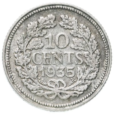 купить Нидерланды 10 центов (cents) 1935