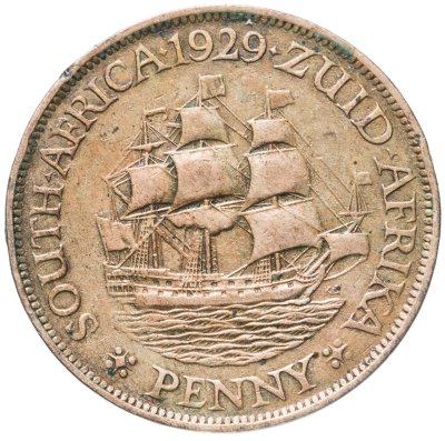 купить ЮАР 1 пенни (penny) 1929