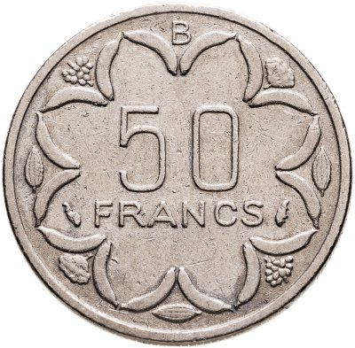 купить Центральная Африка (BEAC) 50 франков (francs) 1988