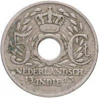 купить Голландская Ост-Индия 5 центов (cents) 1913