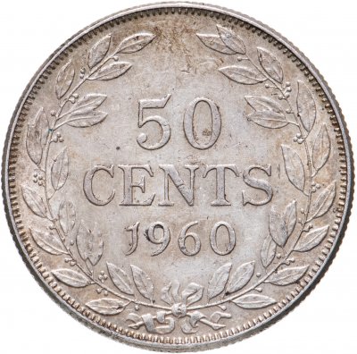 купить Либерия 50 центов (cents) 1960 года