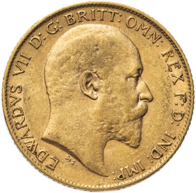 купить Великобритания 1/2 соверена (полсоверена, half sovereign) 1910
