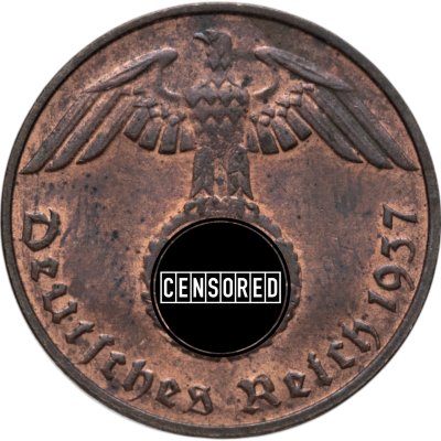 купить Германия (Третий рейх) 1 рейхспфенниг (reichspfennig) 1937 D