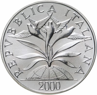купить Италия 10000 лир (lire) 2000 "Миллениум - Иисус"