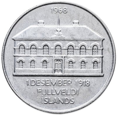 купить Исландия 50 крон (kronur) 1968 50 лет независимости