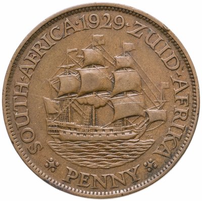 купить ЮАР 1 пенни 1929