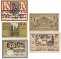 купить Германия (разные земли) набор из 5 нотгельдов 1918-1922