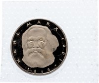 Купить Германия (ФРГ) 5 марок 1983 "100 лет со дня смерти Карла Маркса"