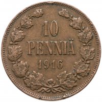 купить 10 пенни (pennia) 1916