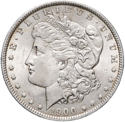 купить США 1 доллар (dollar) 1900 Доллар Моргана, знак монетного двора: "O" - Новый Орлеан