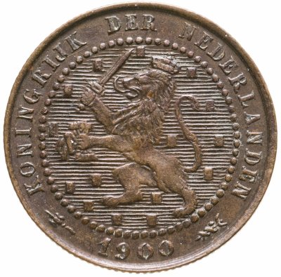 купить Нидерланды 1 цент (cent) 1900