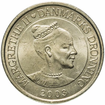 купить Дания 20 крон (kroner) 2003 "Башня Фондовой биржи Борсен, Копенгаген"
