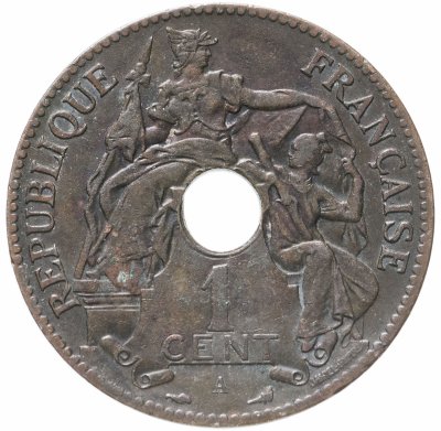 купить Французский Индокитай 1 сантим (centime) 1897
