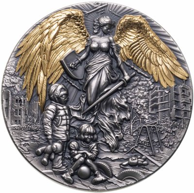 купить Камерун 2000 франков 2023 "Ангел-хранитель" в футляре с сертификатом