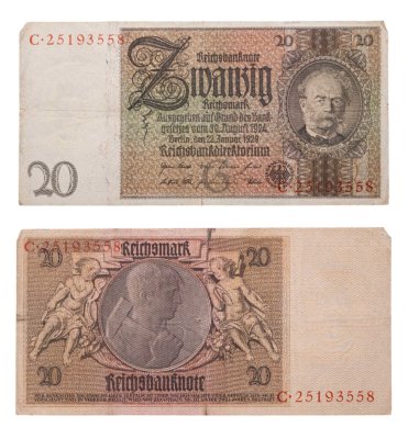 купить Германия 20 марок 1929 года