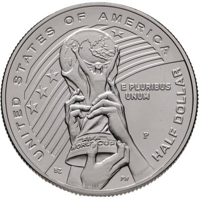 купить США 50 центов (1/2 доллара, half dollar) 2026 "Чемпионат мира по футболу FIFA 2026"