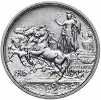 Купить Италия 2 лиры 1916