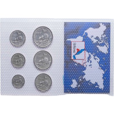 купить Эритрея набор 1, 5, 10, 25, 50, 100 центов 1997 «Фауна Эритреи - газель, леопард, страус, зебра, антилопа, слон» из 6 монет