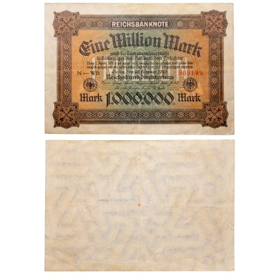 купить Германия 1000000 марок 1923 года