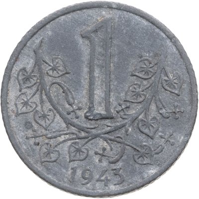 купить Богемия и Моравия 1 крона (crown) 1943