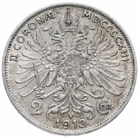 купить Австро-Венгрия 2 кроны 1913 год монета для Австрии