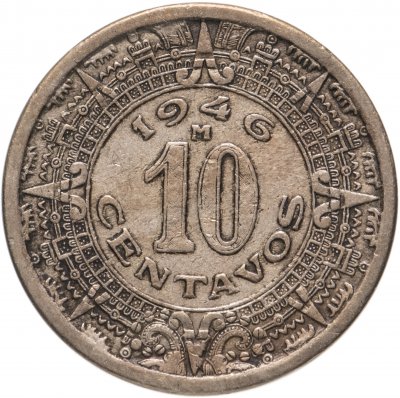 купить Мексика 10 сентаво (centavos) 1946
