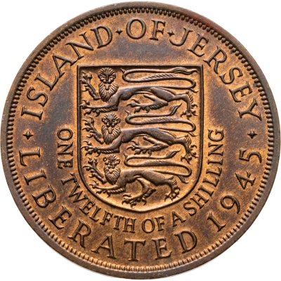 купить Джерси 1/12 шиллинга (shilling) 1945 Освобождение - король Георг VI