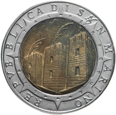 купить Сан-Марино 500 лир 1992 "Открытие Америки"