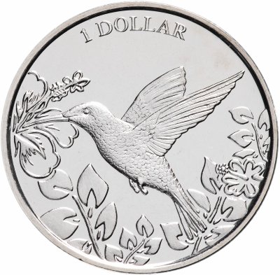 купить Британские Виргинские острова 1 доллар (dollar) 2017 Колибри