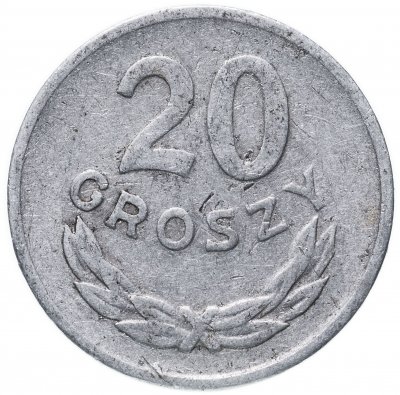 купить Польша 20 грошей (groszy) 1965