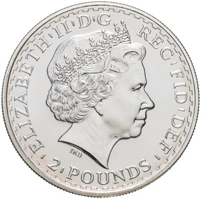 купить Великобритания 2 фунта (pounds) 2005 Britannia (Британия)