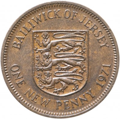 купить Джерси 1 новый пенни (new penny) 1971