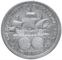 Купить США 50 центов (1/2 доллара, half dollar) 1893 "Колумбийская выставка"