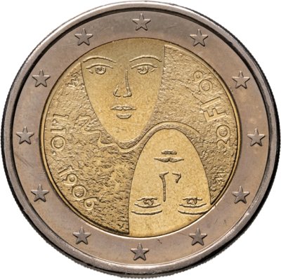 купить Финляндия 2 евро (euro) 2006 "100 лет Парламентской Реформе"