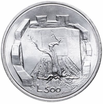 купить Сан-Марино 500 лир (lire) 1976 Республика (дерево)
