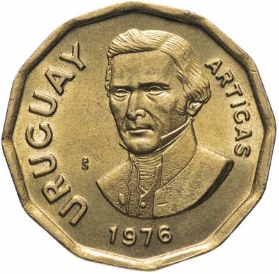 купить Уругвай 1 новый песо (nuevo peso) 1976