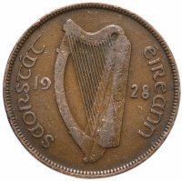 купить Ирландия 1 пенни (penny) 1928
