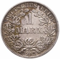 купить Германия 1 марка (mark) 1912 A знак монетного двора: "A" - Берлин