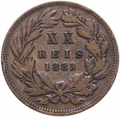 купить Португалия 20 рейс (reis) 1883