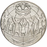 купить Андорра 25 сантимов (centimes) 1995 "50 лет Продовольственной программе (ФАО)"