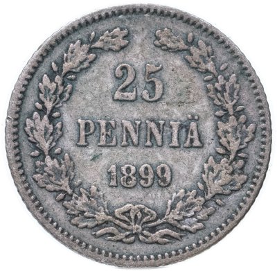 купить 25 пенни (pennia) 1899 L