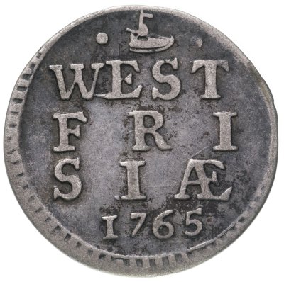 купить Нидерланды 2 стювера 1765 (Западная Фризия)